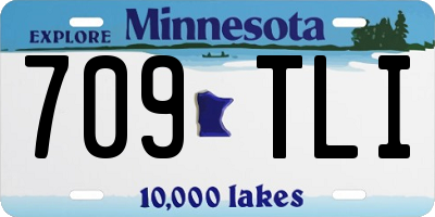 MN license plate 709TLI