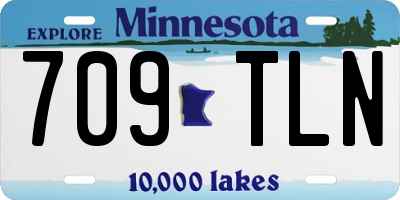 MN license plate 709TLN