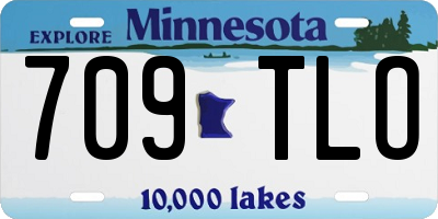 MN license plate 709TLO