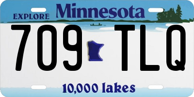 MN license plate 709TLQ