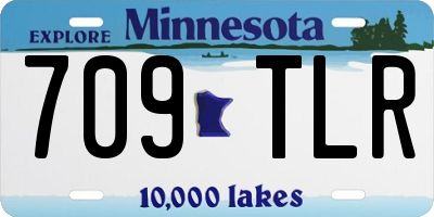 MN license plate 709TLR