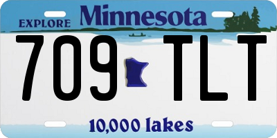 MN license plate 709TLT