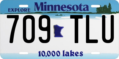 MN license plate 709TLU