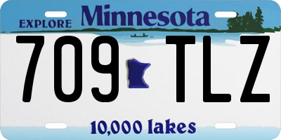 MN license plate 709TLZ
