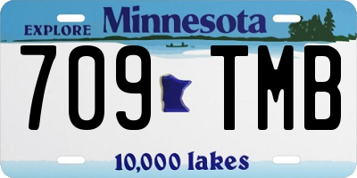 MN license plate 709TMB