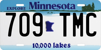 MN license plate 709TMC