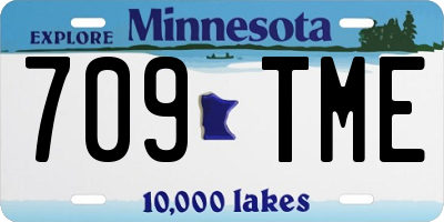 MN license plate 709TME