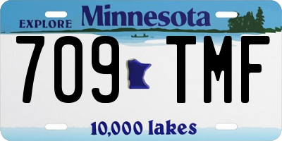 MN license plate 709TMF