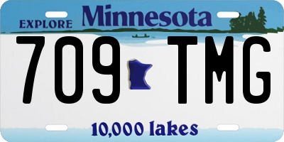 MN license plate 709TMG