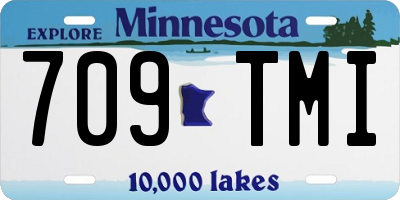 MN license plate 709TMI