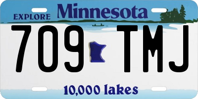 MN license plate 709TMJ