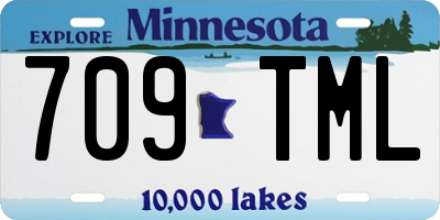 MN license plate 709TML