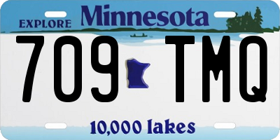 MN license plate 709TMQ