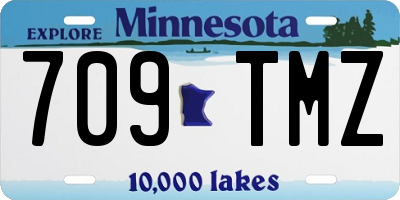 MN license plate 709TMZ