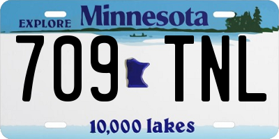 MN license plate 709TNL