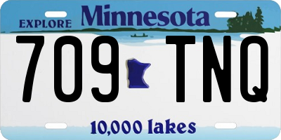 MN license plate 709TNQ