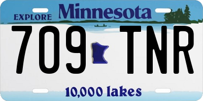MN license plate 709TNR