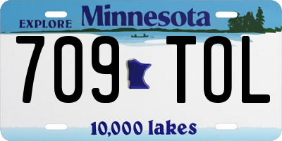 MN license plate 709TOL