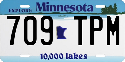 MN license plate 709TPM