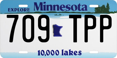 MN license plate 709TPP