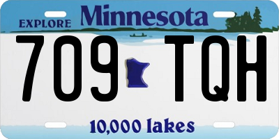 MN license plate 709TQH