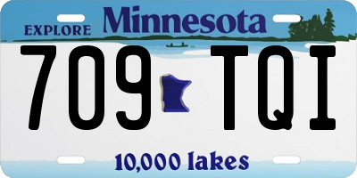 MN license plate 709TQI