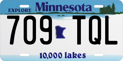 MN license plate 709TQL