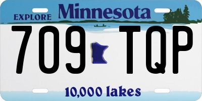 MN license plate 709TQP
