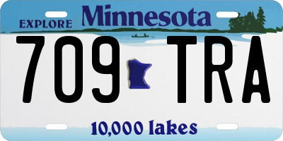 MN license plate 709TRA