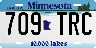 MN license plate 709TRC