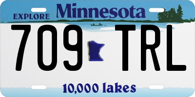 MN license plate 709TRL