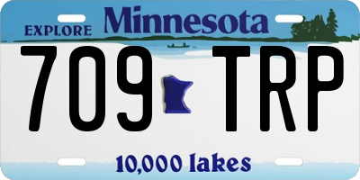 MN license plate 709TRP