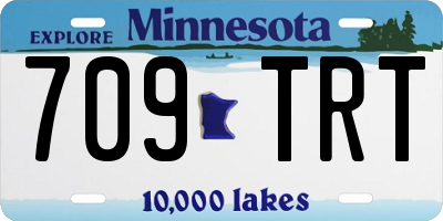 MN license plate 709TRT