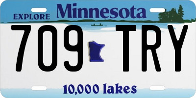 MN license plate 709TRY