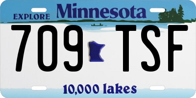 MN license plate 709TSF
