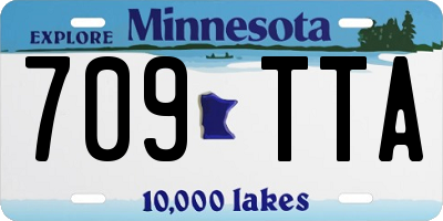 MN license plate 709TTA