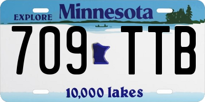 MN license plate 709TTB