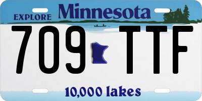 MN license plate 709TTF