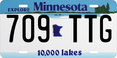 MN license plate 709TTG