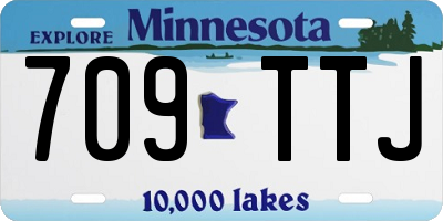MN license plate 709TTJ