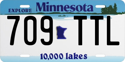 MN license plate 709TTL