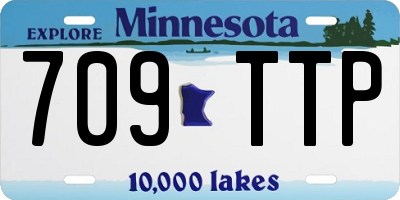 MN license plate 709TTP