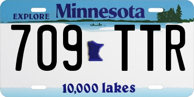MN license plate 709TTR