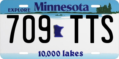MN license plate 709TTS