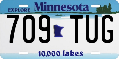 MN license plate 709TUG