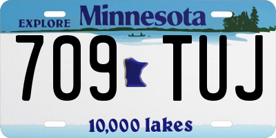 MN license plate 709TUJ