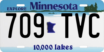 MN license plate 709TVC