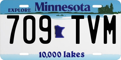 MN license plate 709TVM