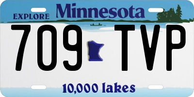 MN license plate 709TVP
