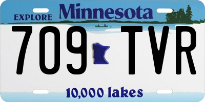 MN license plate 709TVR